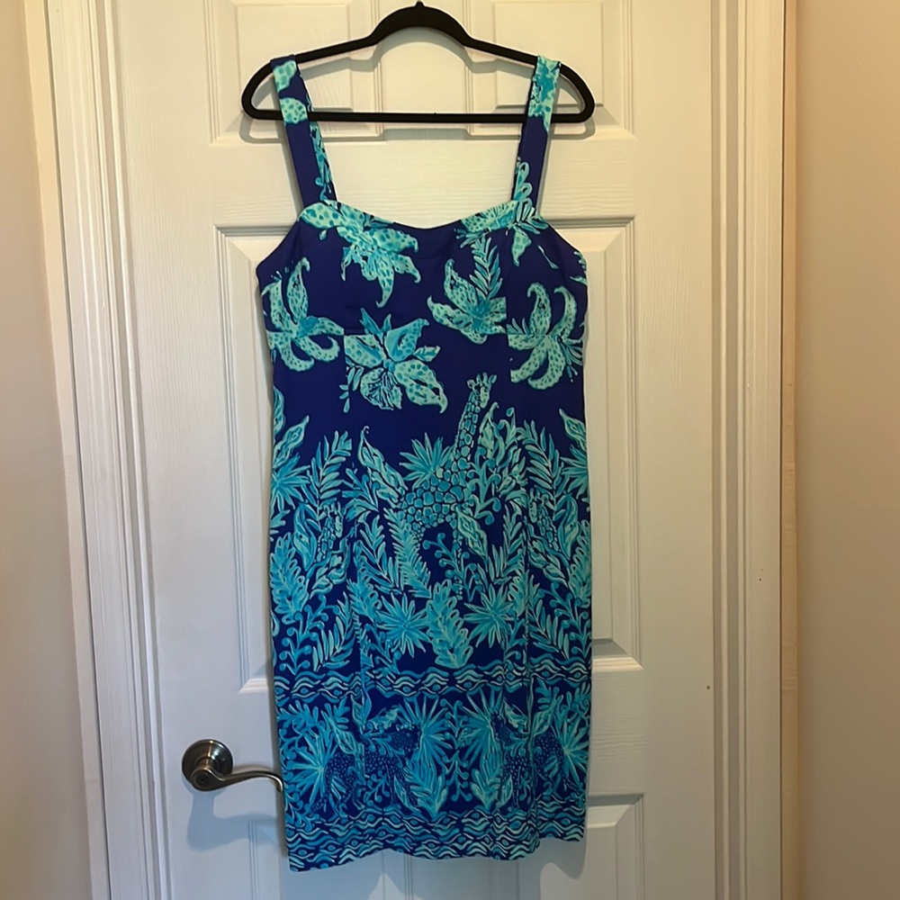 NWT Lilly Pulitzer Annalee Stretch Dress in Jungle Path